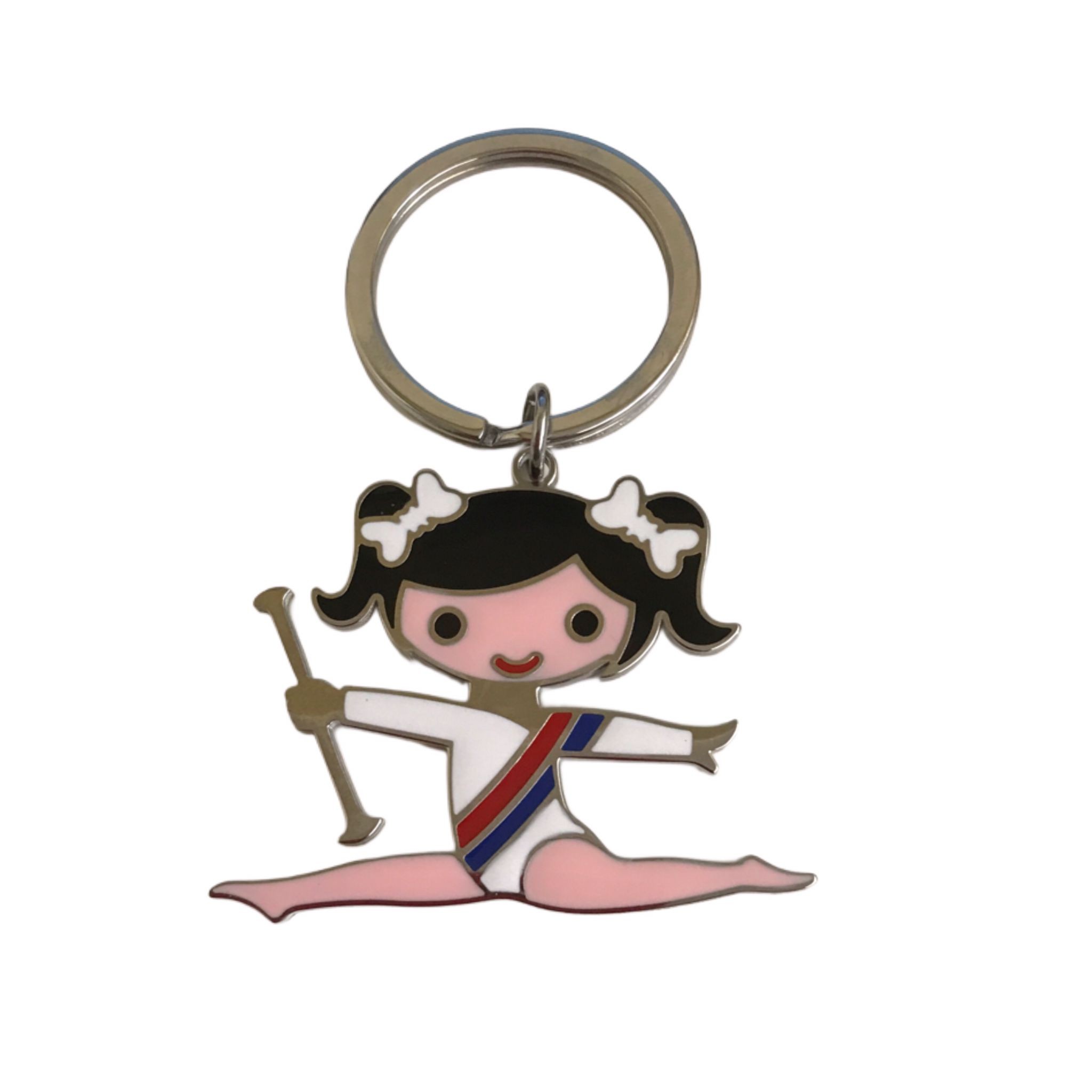 Pendentif - porte-clés Twirler acier inoxydable
